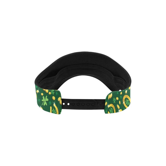 Shamrock Horse Shoes Saint Patrick's Day Print Design LKS307 Unisex Sun Visor