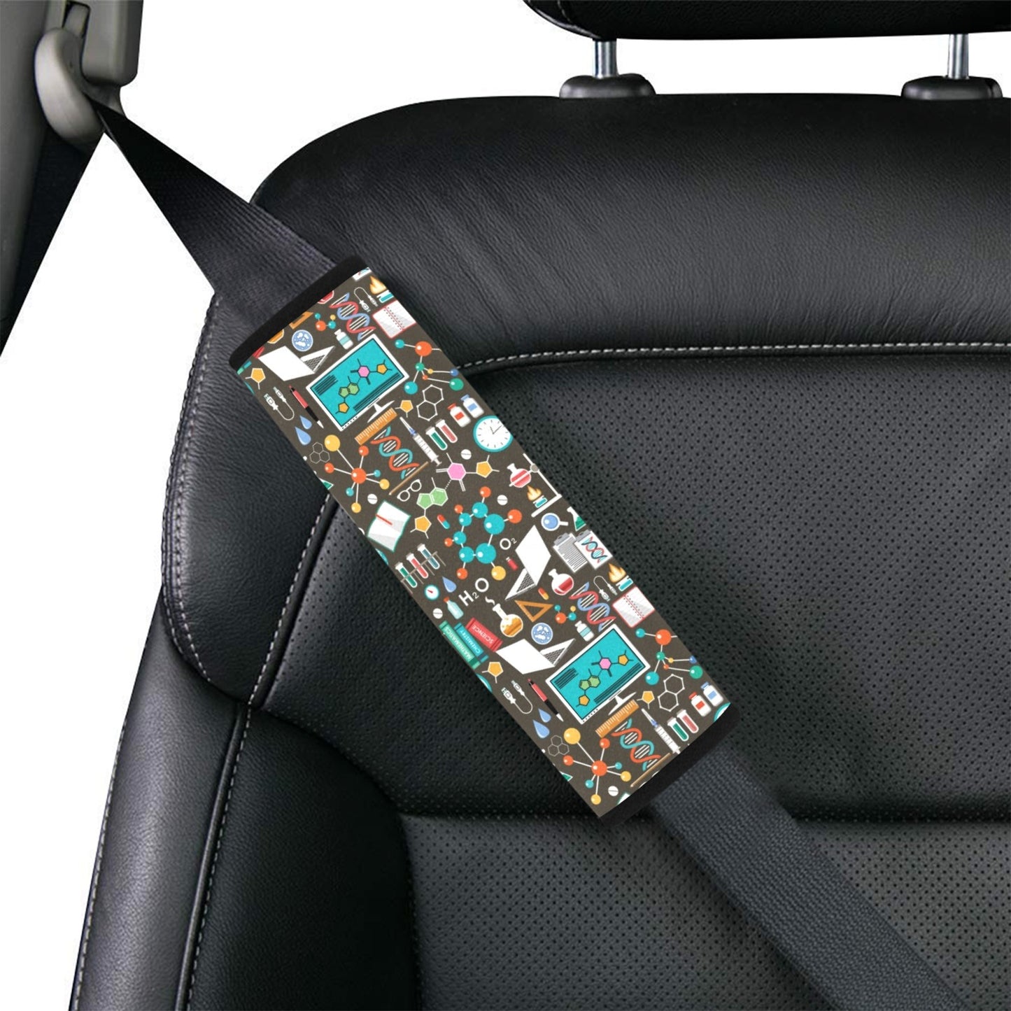 Science Print Design LKS303 Car Seat Belt Cover