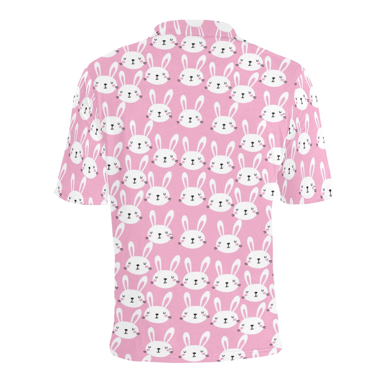 Rabbit Print Design LKS401 Men Polo Shirt