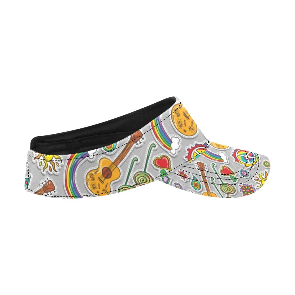 Hippie Print Design LKS306 Unisex Sun Visor