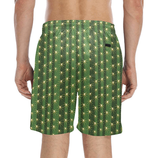 Cactus Skin Print Pattern Men's Swim Trunks Beach Shorts