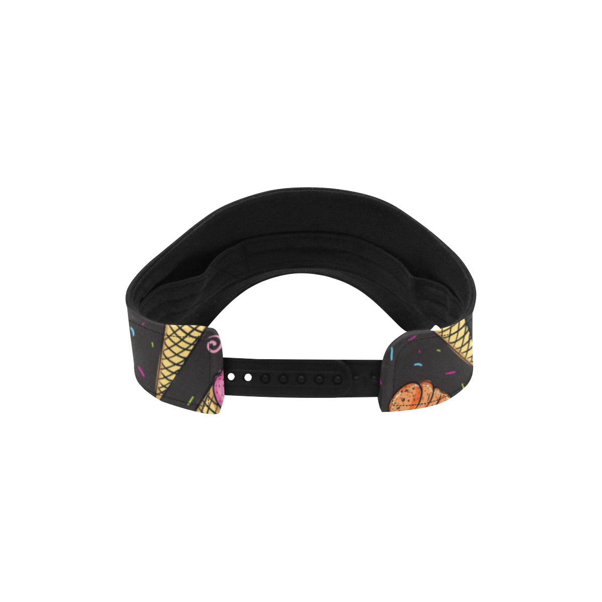 Ice Cream Pattern Print Design IC06 Unisex Sun Visor