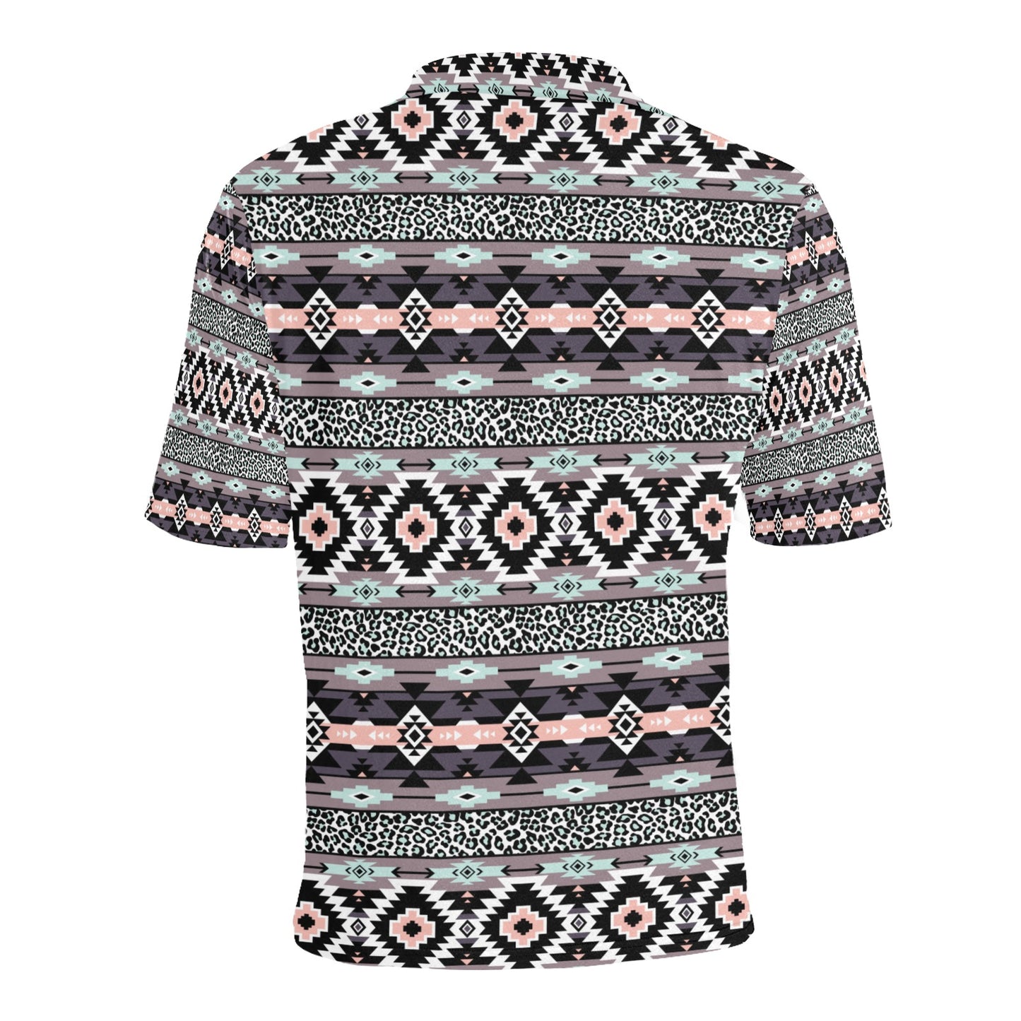 Safari Pattern Print Design LKS302 Men Polo Shirt