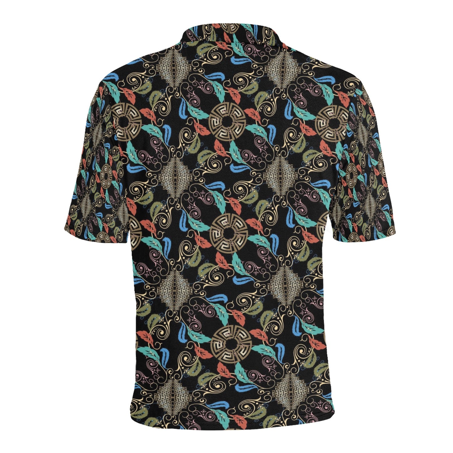 Ancient Greek Print Design LKS308 Men Polo Shirt