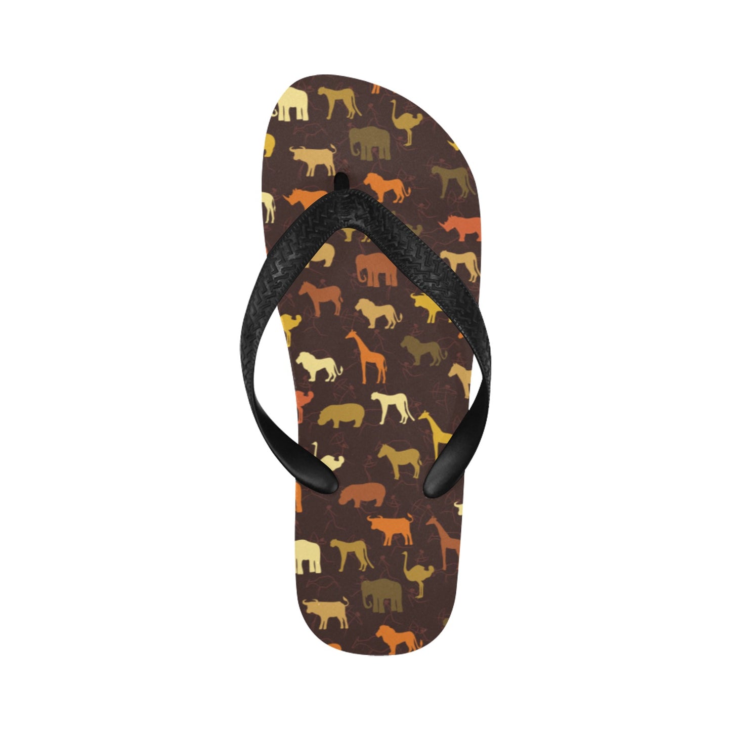 Safari Animal Print Design LKS301 Flip Flops