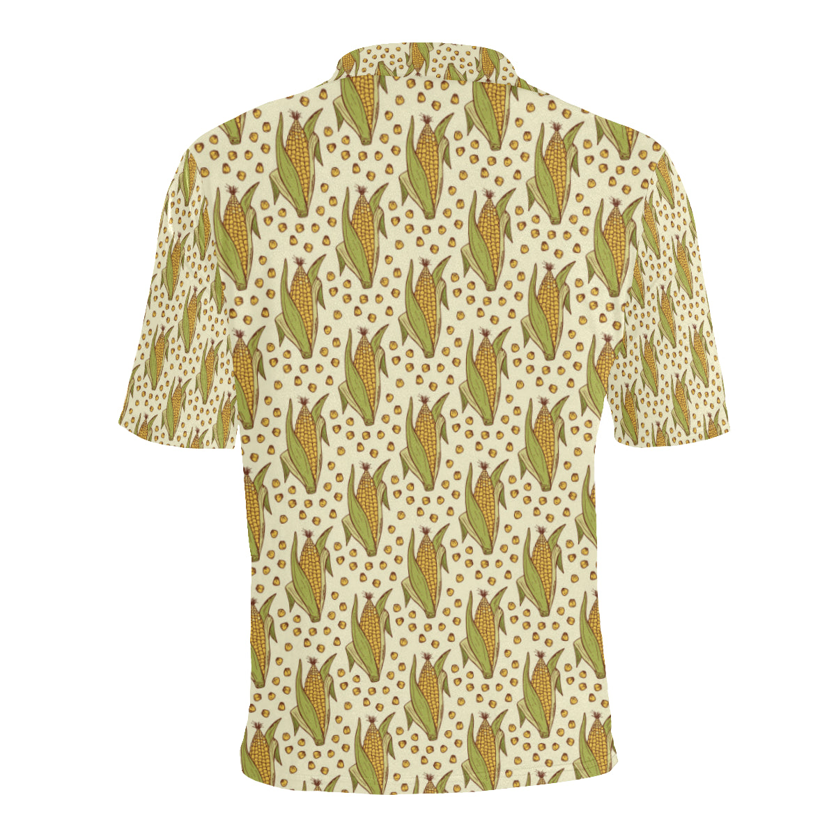 Corn Pattern Print Design 01 Men Polo Shirt