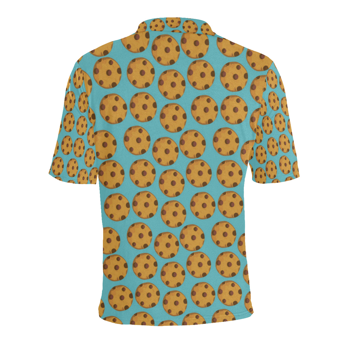 Cookie Pattern Print Design 01 Men Polo Shirt