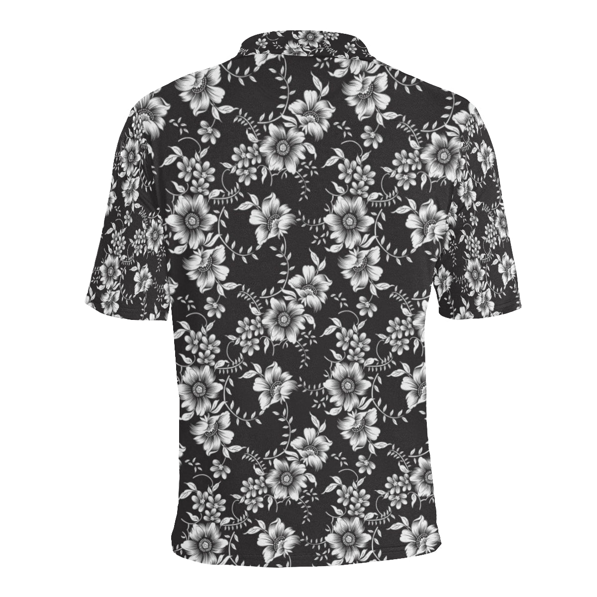 Gerberas Pattern Print Design GB02 Men Polo Shirt