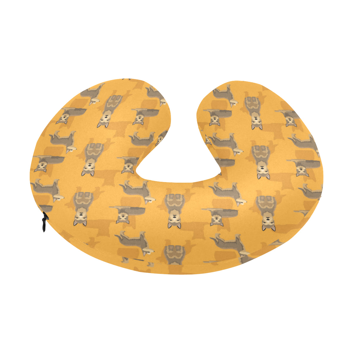 Berger Picard Pattern Print Design 01 U-Shaped Travel Neck Pillow