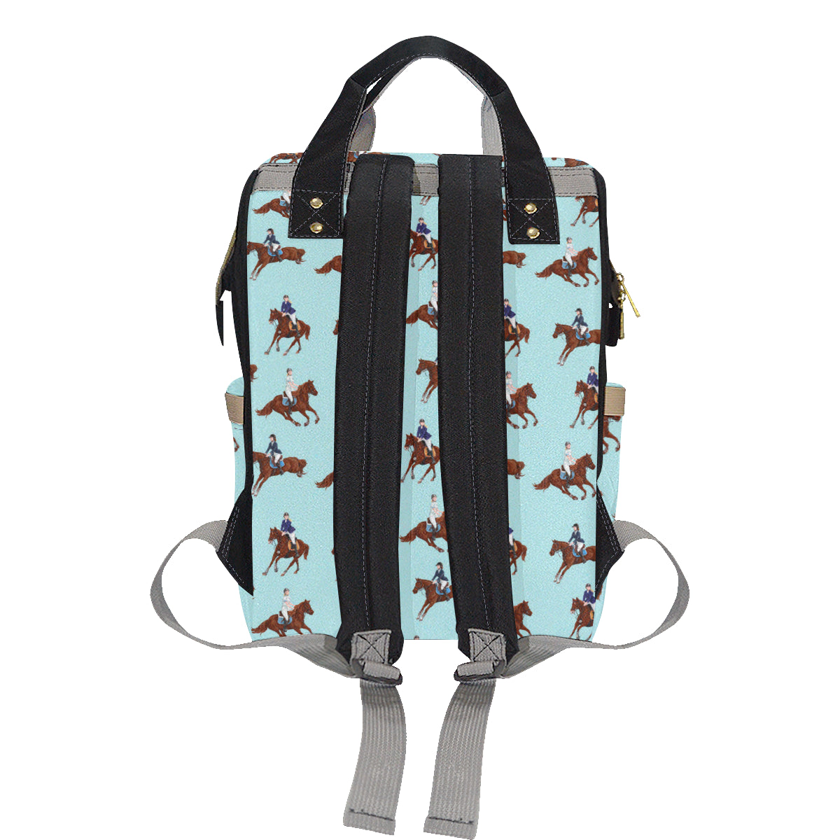 Equestrian Horse Riding Diaper Bag Backpack