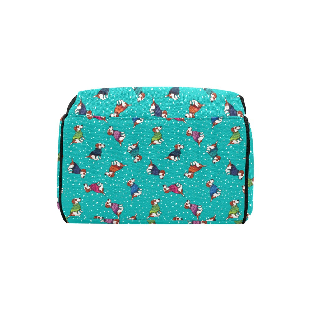 Russell Terriers Print Design LKS309 Diaper Bag Backpack