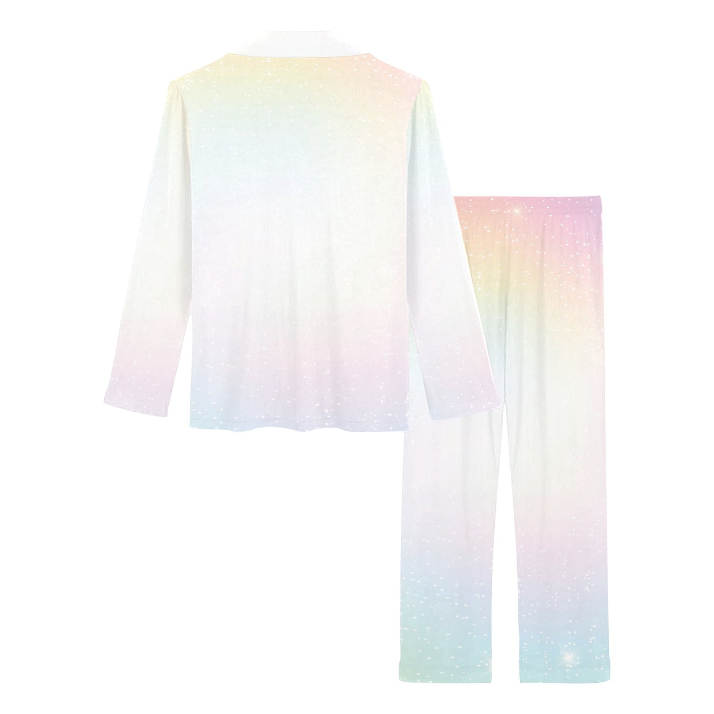 Nebula Pattern Print Design A02 Women's Long Pajama Set