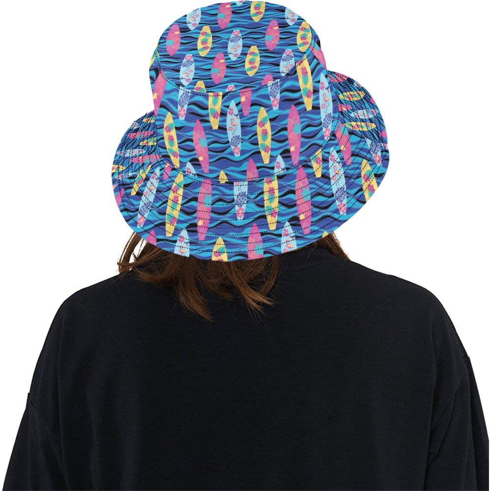 Surfboard Print Design LKS304 Unisex Bucket Hat