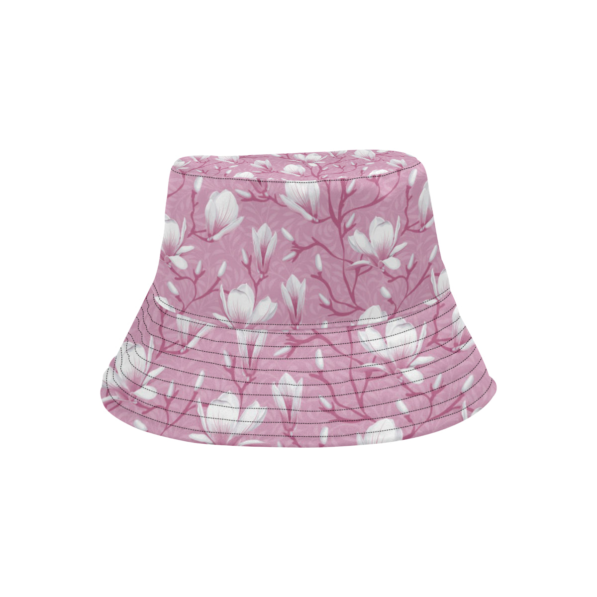 Magnolia Pattern Print Design MAG05 Unisex Bucket Hat