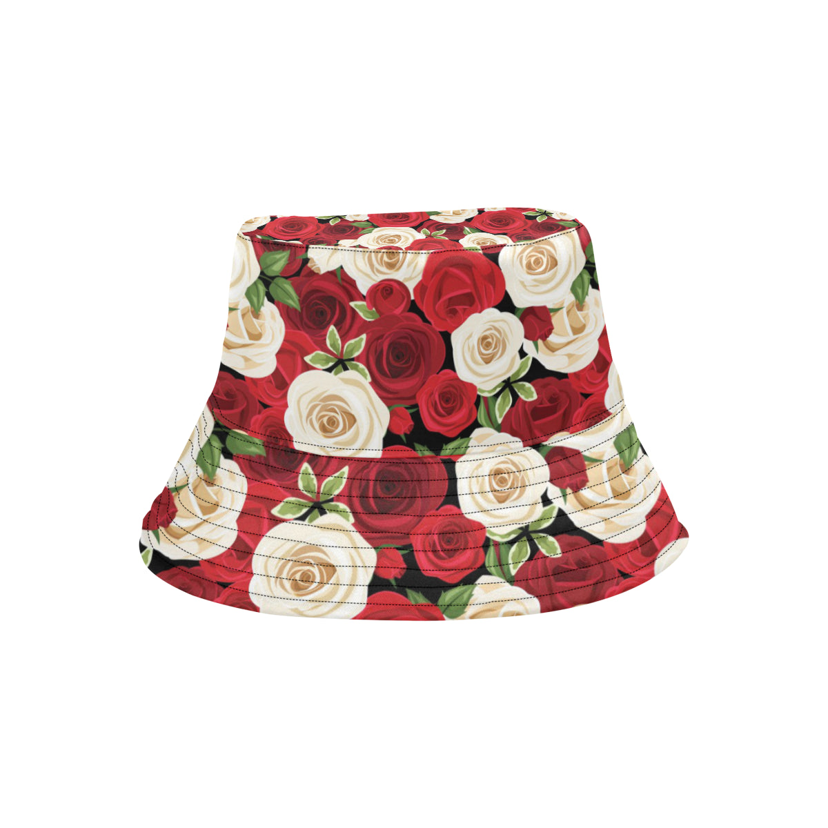 Rose Pattern Print Design RO06 Unisex Bucket Hat