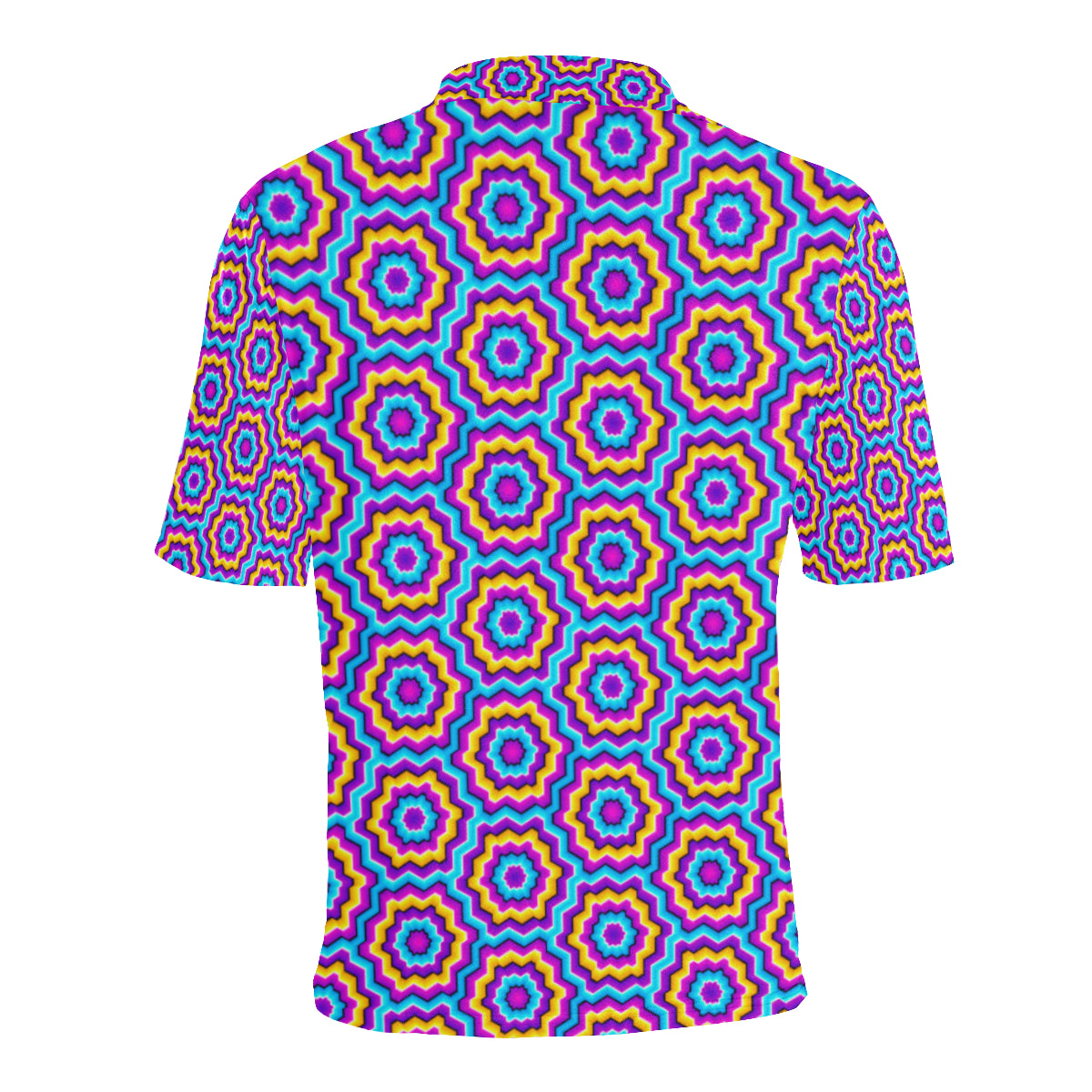 Optical illusion Techno Movement Men Polo Shirt