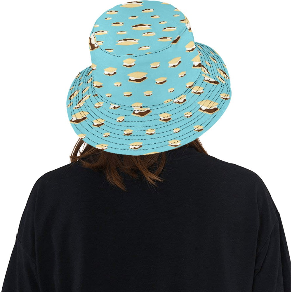 S_Mores Print Design LKS302 Unisex Bucket Hat