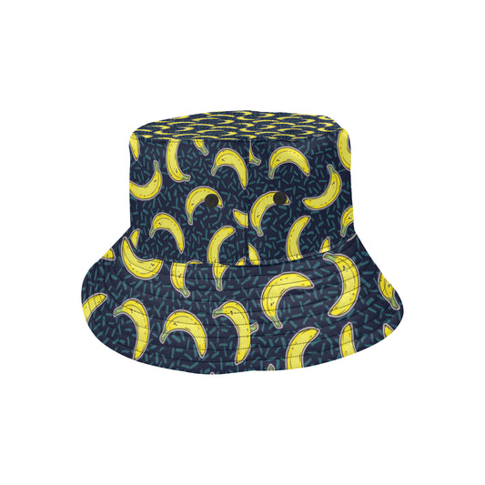 Banana Pattern Print Design BA09 Unisex Bucket Hat