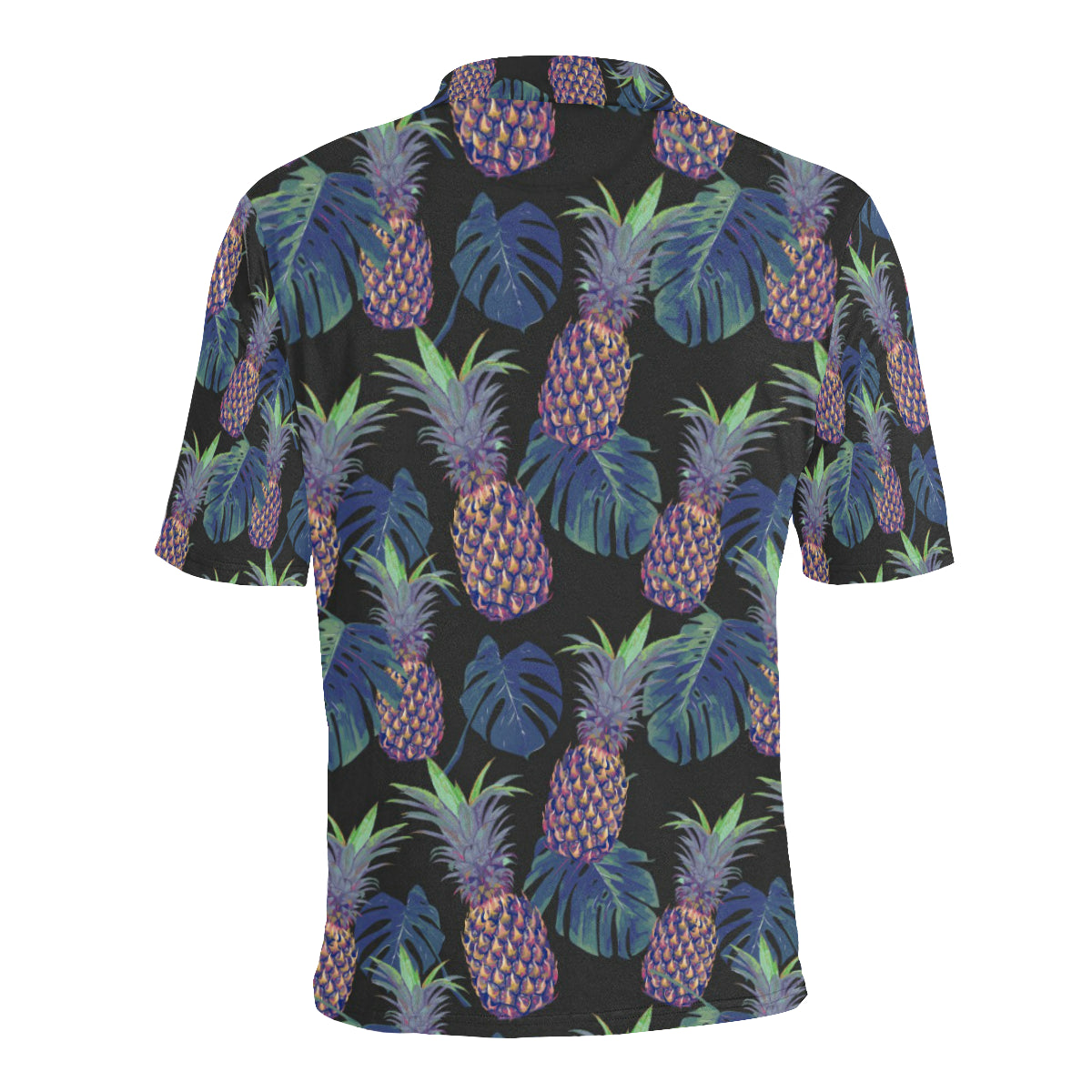 Pineapple Pattern Print Design PP04 Men Polo Shirt