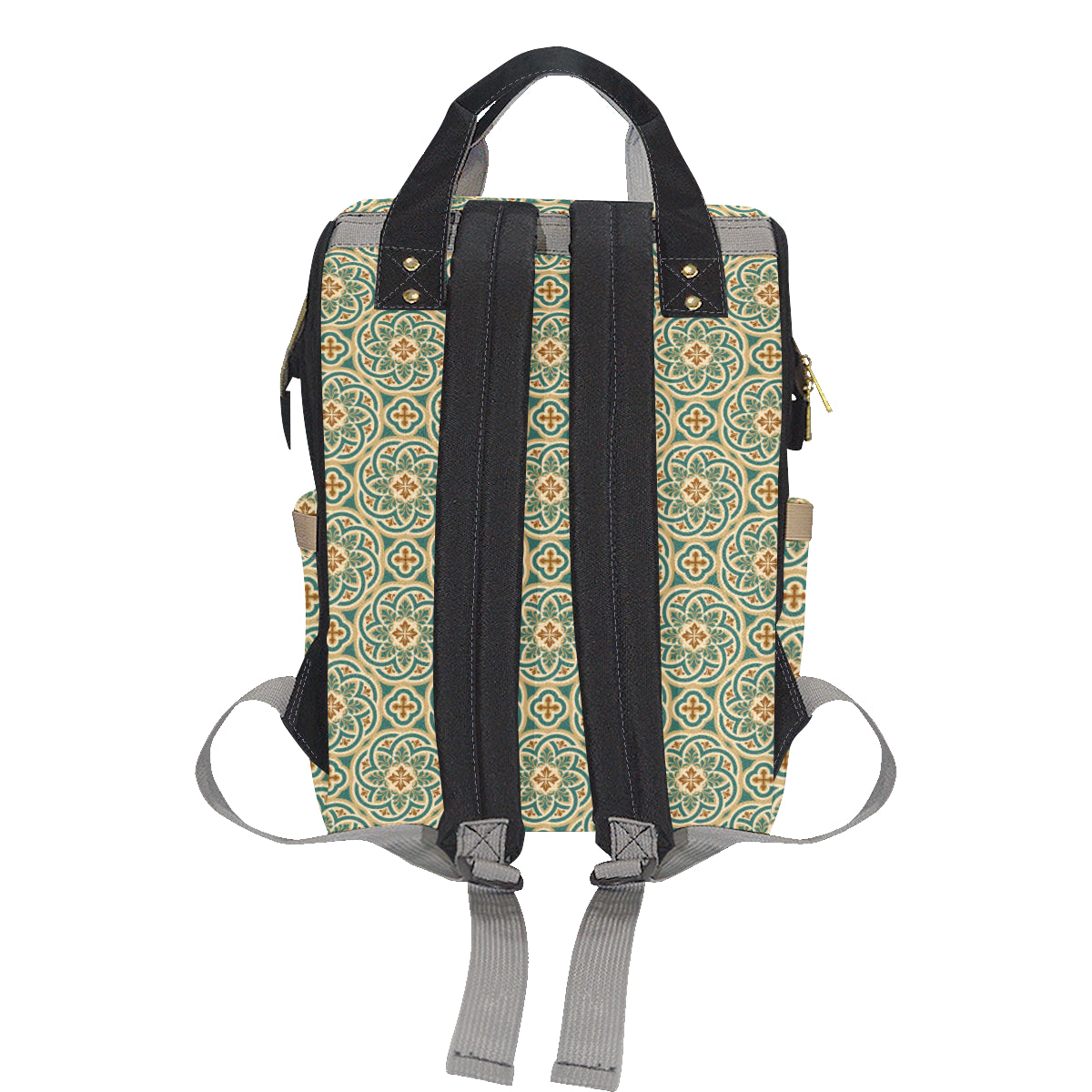 Cross Pattern Print Design 01 Diaper Bag Backpack
