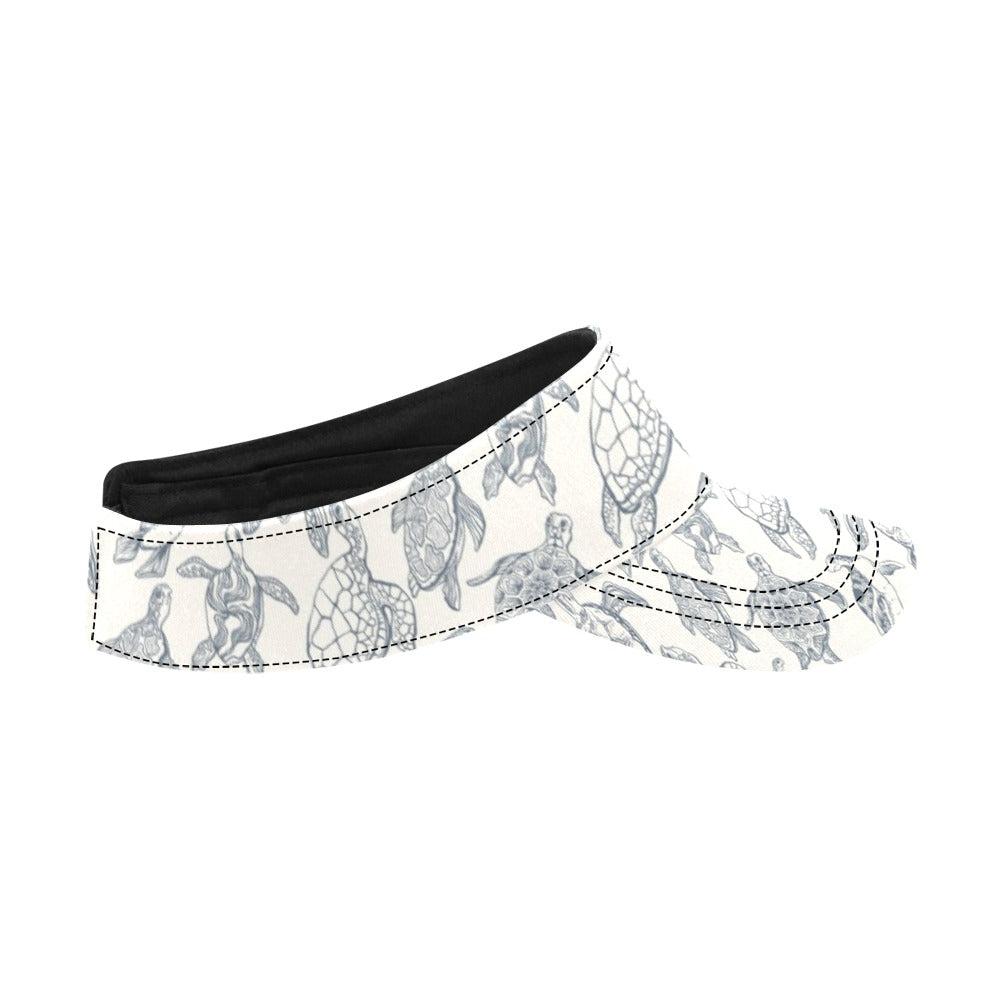 Sea Turtle Print Design LKS304 Unisex Sun Visor