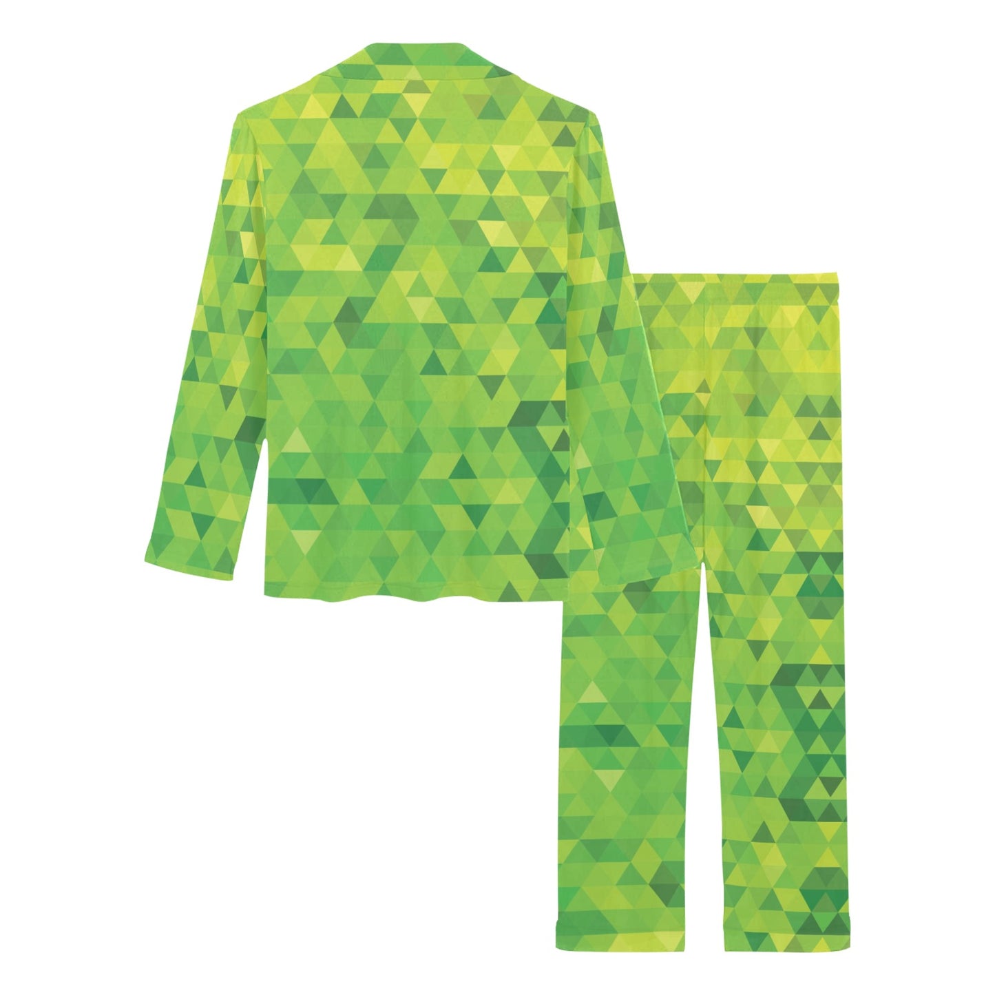 Geometric Print Design LKS402 Women's Long Pajama Set