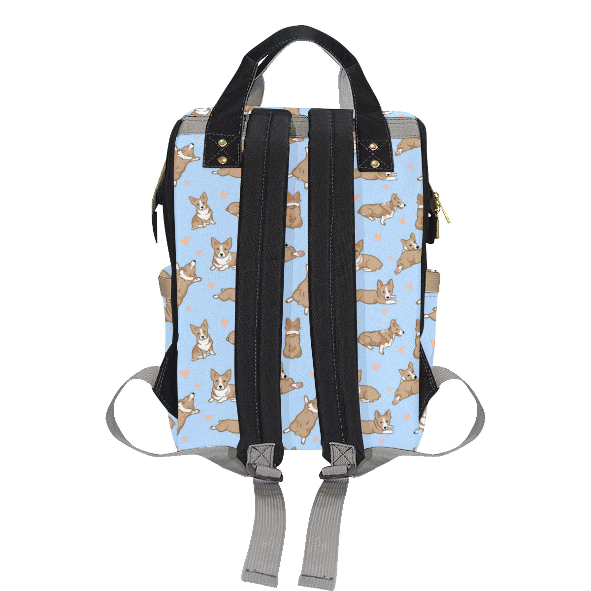 Pembroke Welsh Corgis Pattern Print Design A05 Diaper Bag Backpack