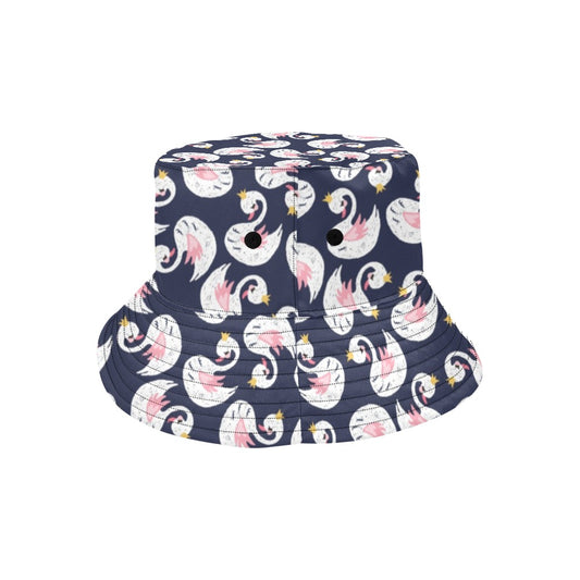 Swan Print Design LKS403 Unisex Bucket Hat