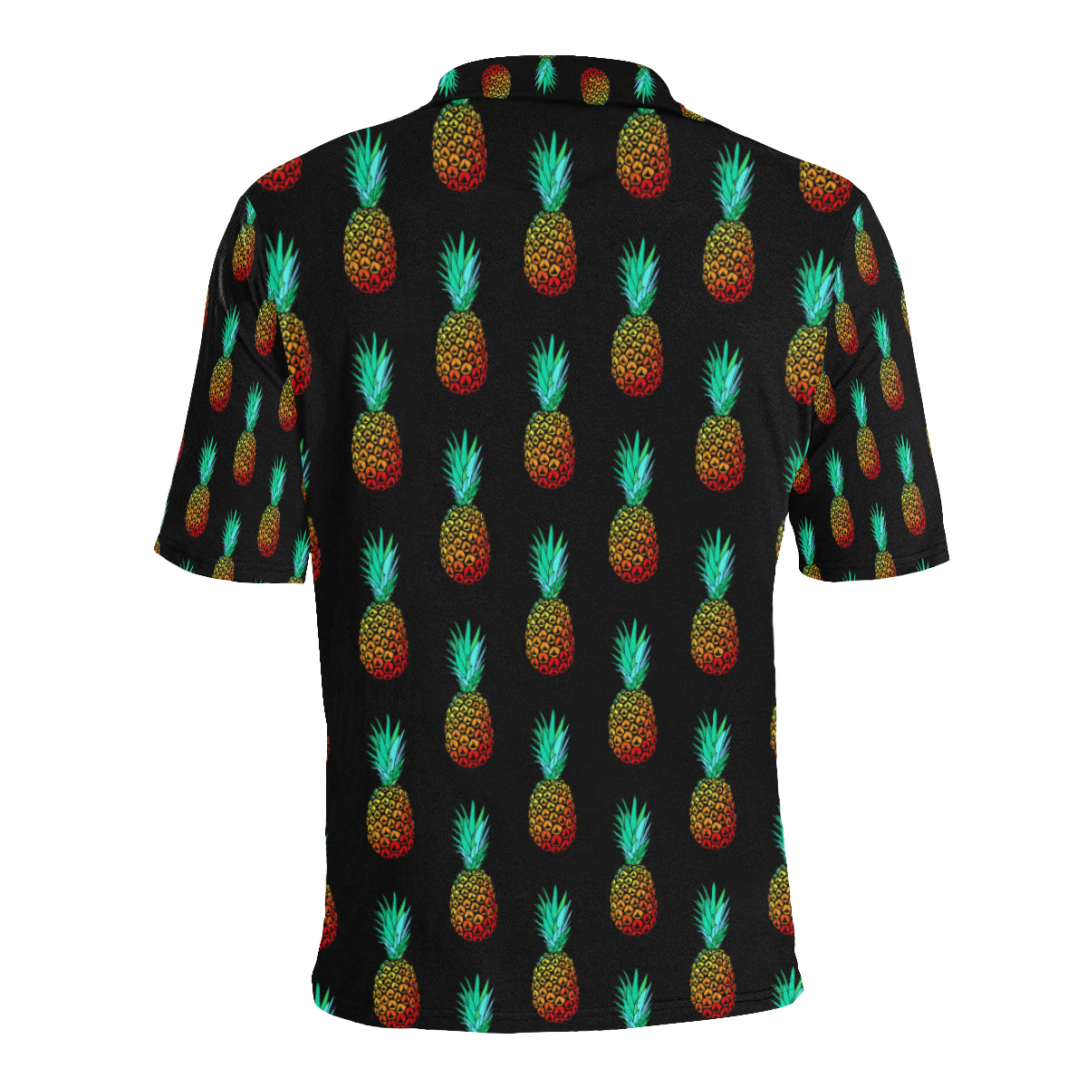 Pineapple Pattern Print Design A05 Men Polo Shirt