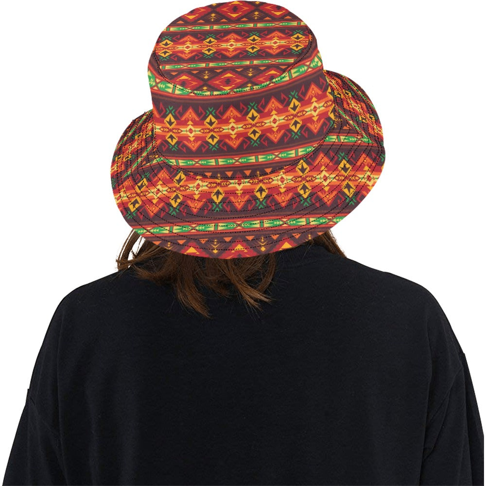 Southwest Pattern Print Design LKS309 Unisex Bucket Hat