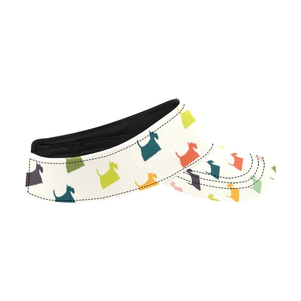 Scottish Terriers Print Design LKS305 Unisex Sun Visor