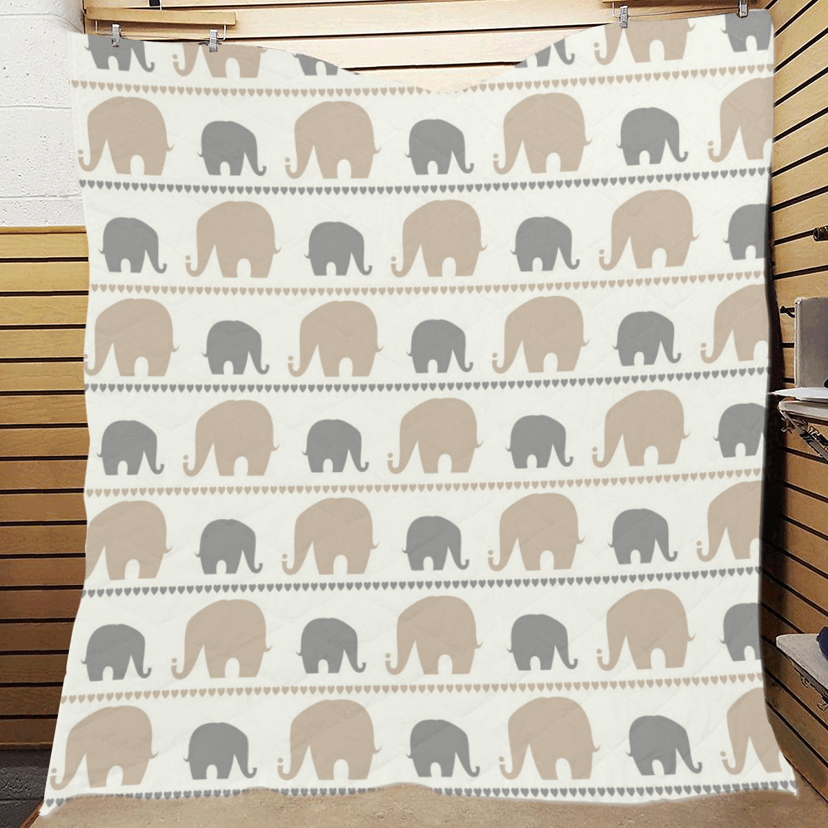 Elephant Cute Premium Quilt