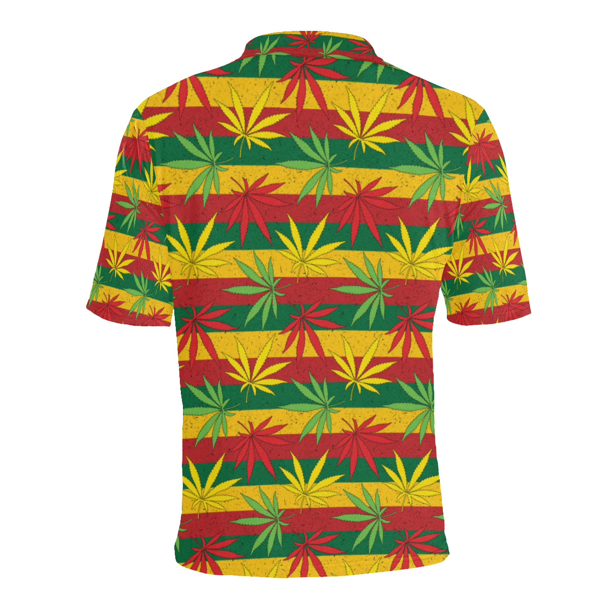 Rasta Pattern Print Design A03 Men Polo Shirt