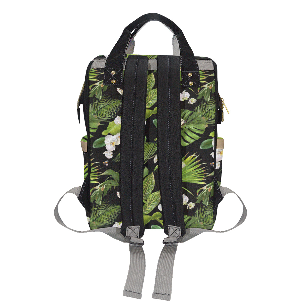 Tropical Flower Pattern Print Design TF026 Diaper Bag Backpack