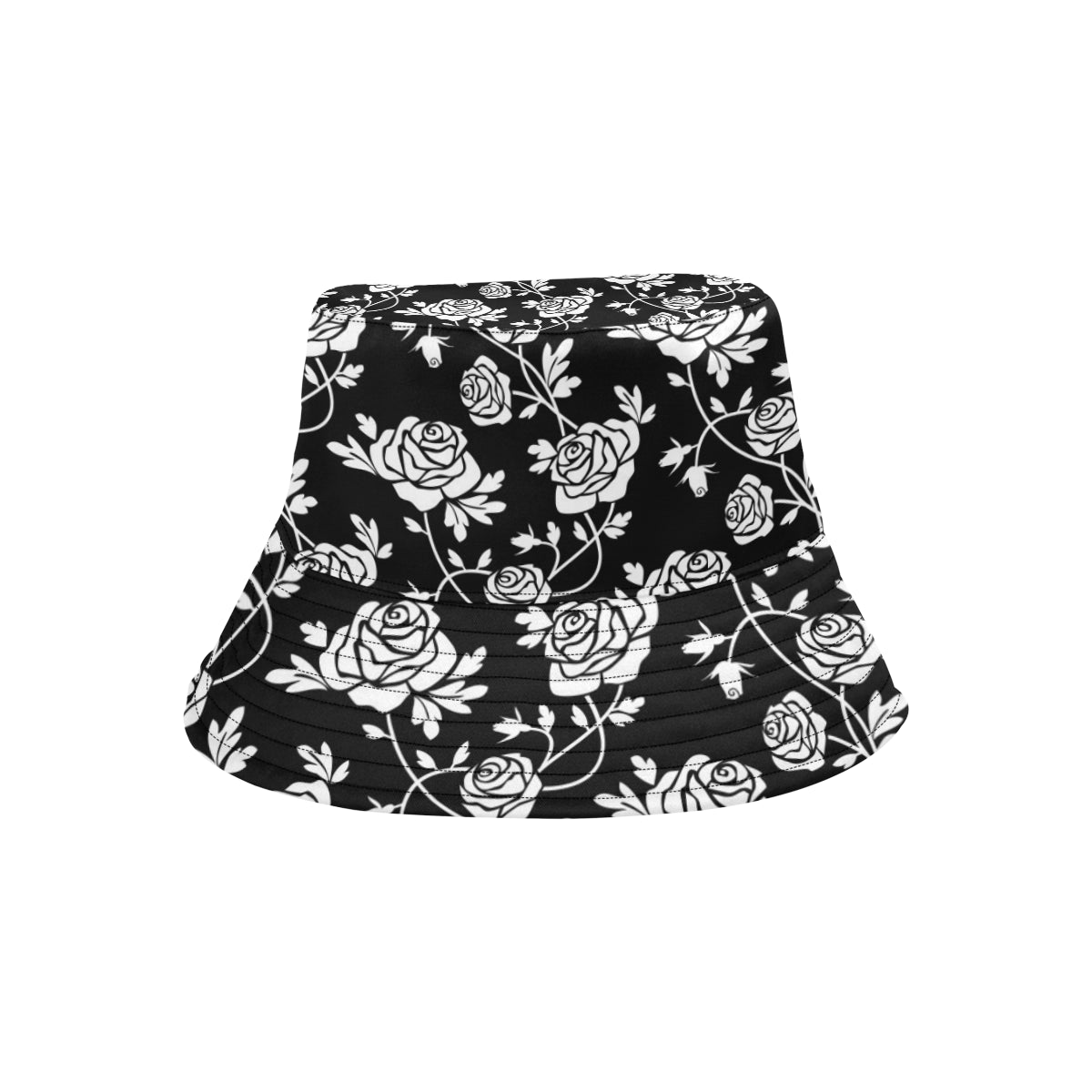 Rose Pattern Print Design RO013 Unisex Bucket Hat