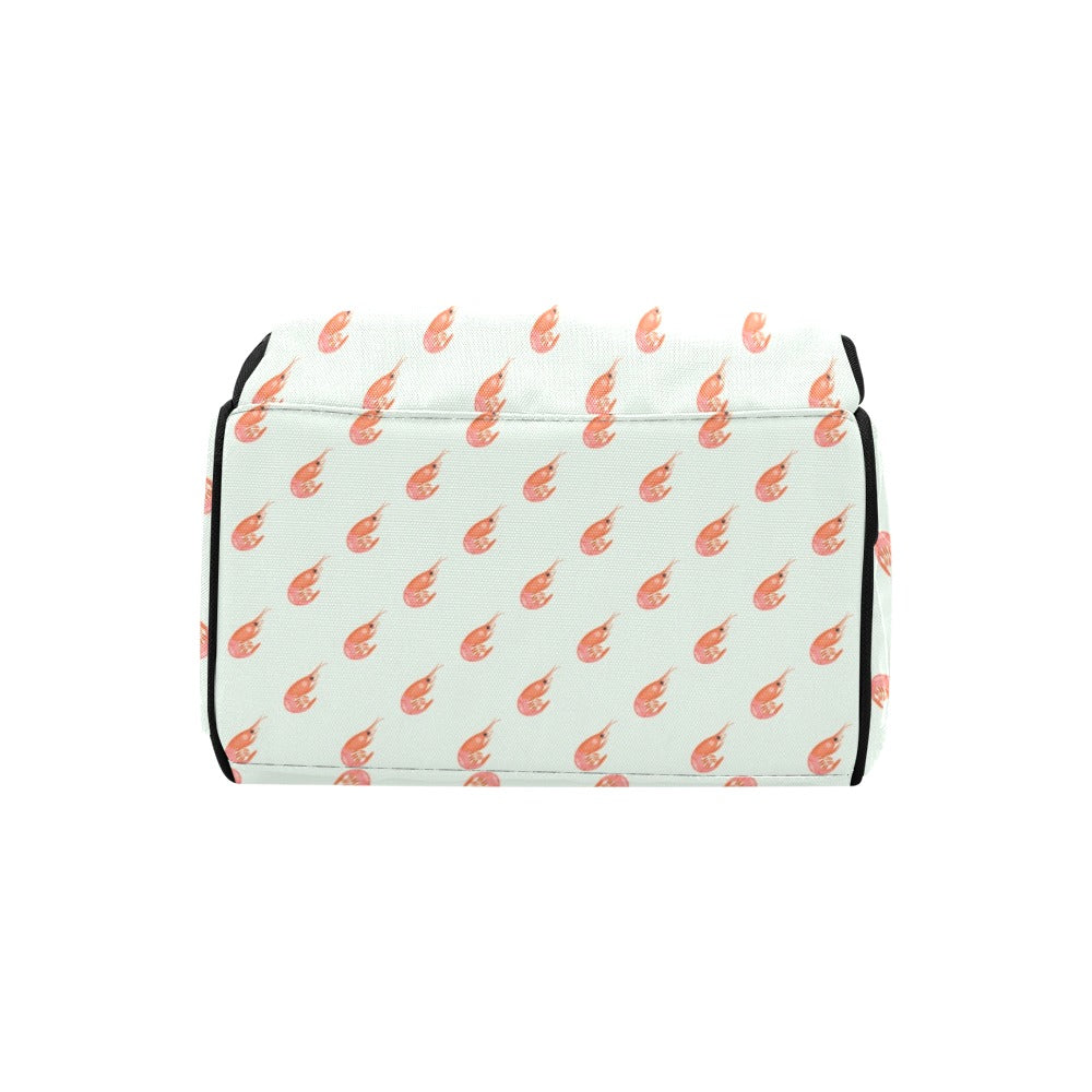 Shrimp Print Design LKS304 Diaper Bag Backpack