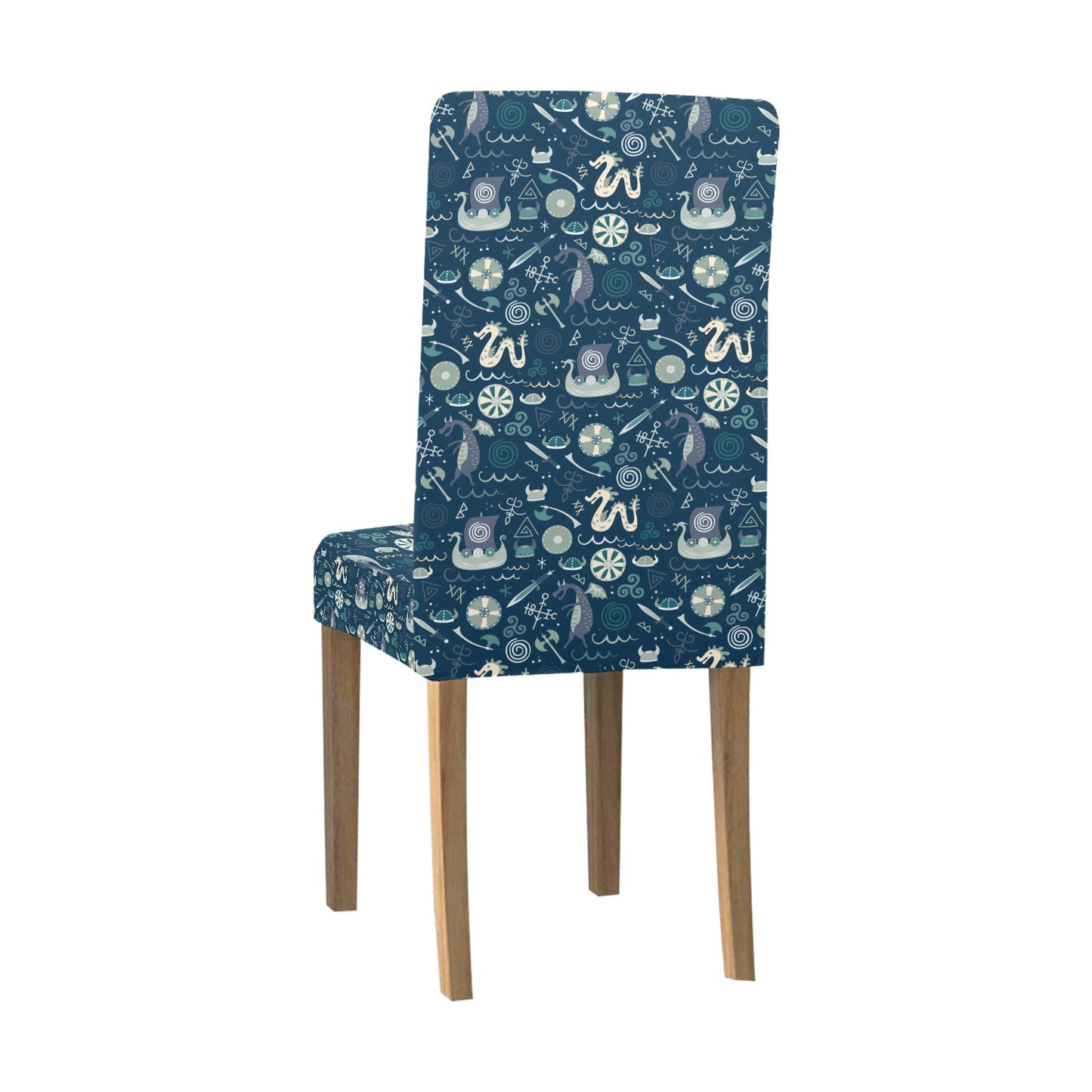 Vikings Print Design LKS305 Dining Chair Slipcover