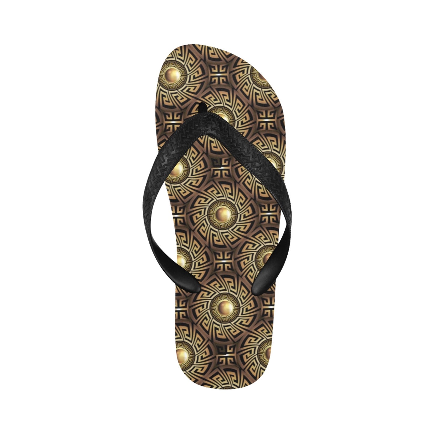 Ancient Greek Print Design LKS3012 Flip Flops
