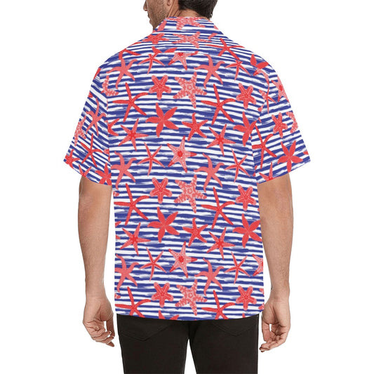 Starfish Print Design LKS401 Men's Men's Hawaiian Shirt