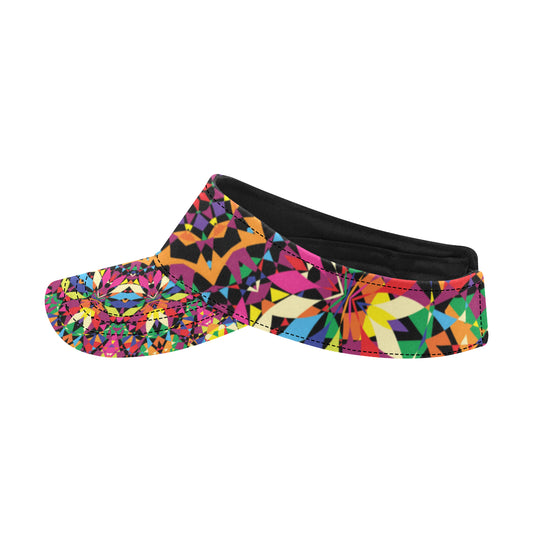 Kaleidoscope Pattern Print Design 02 Unisex Sun Visor