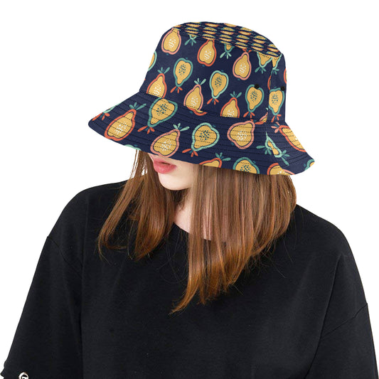 Pear Pattern Print Design PE03 Unisex Bucket Hat