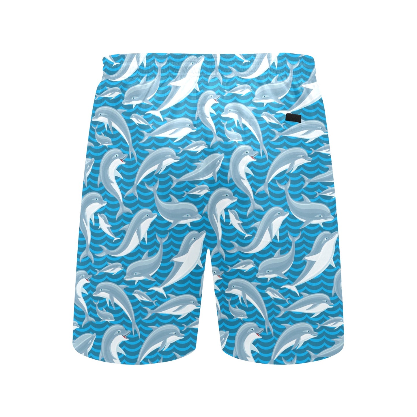 Dolphin Cute Print Pattern Men's Swim Trunks Beach Shorts