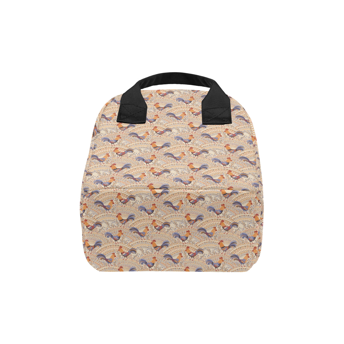 Chicken Boho Style Pattern Insulated Lunch Bag