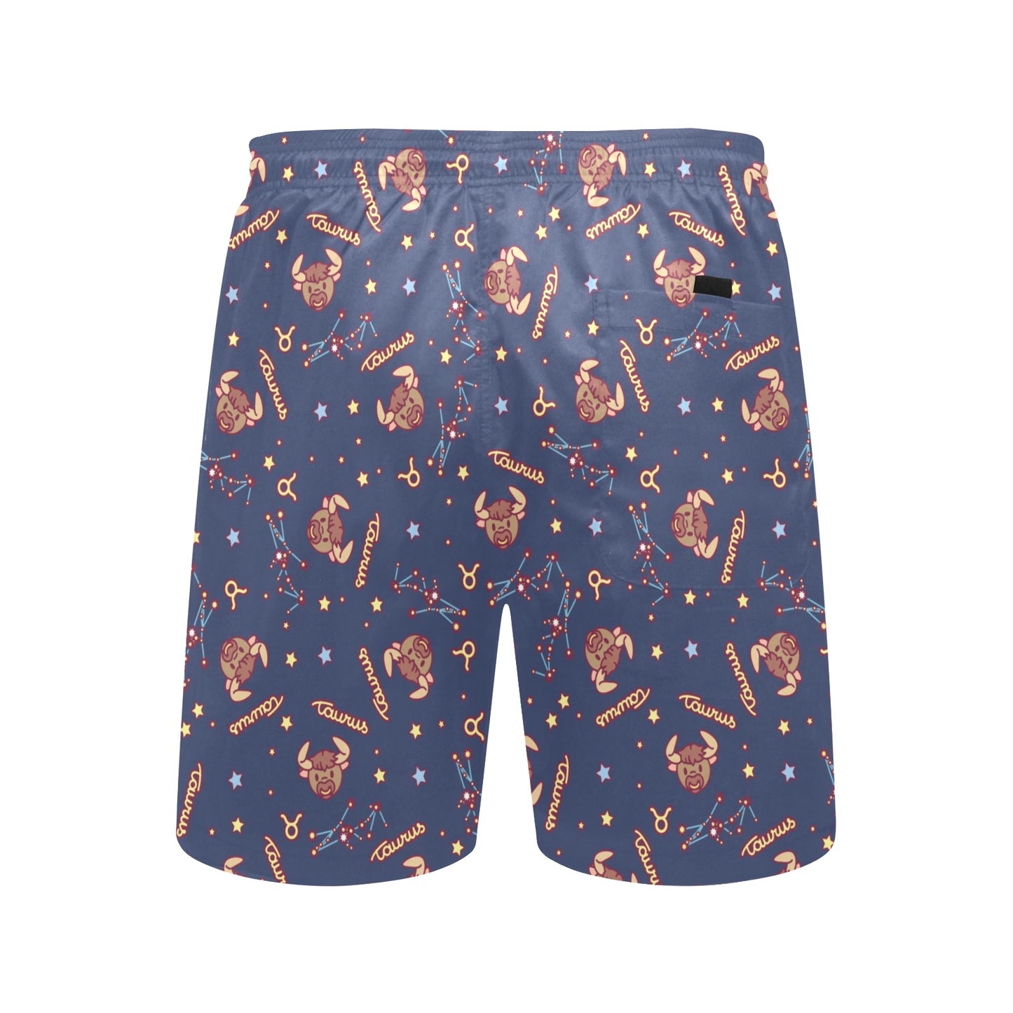 Taurus Print Design LKS304 Men's Swim Trunks Beach Shorts
