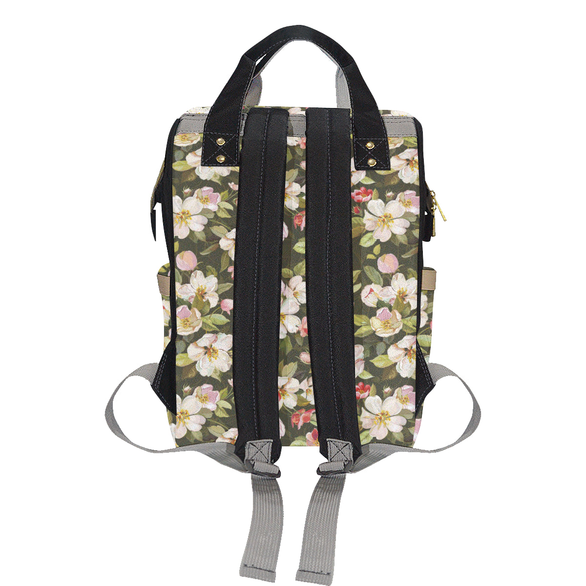 Apple blossom Pattern Print Design AB01 Diaper Bag Backpack