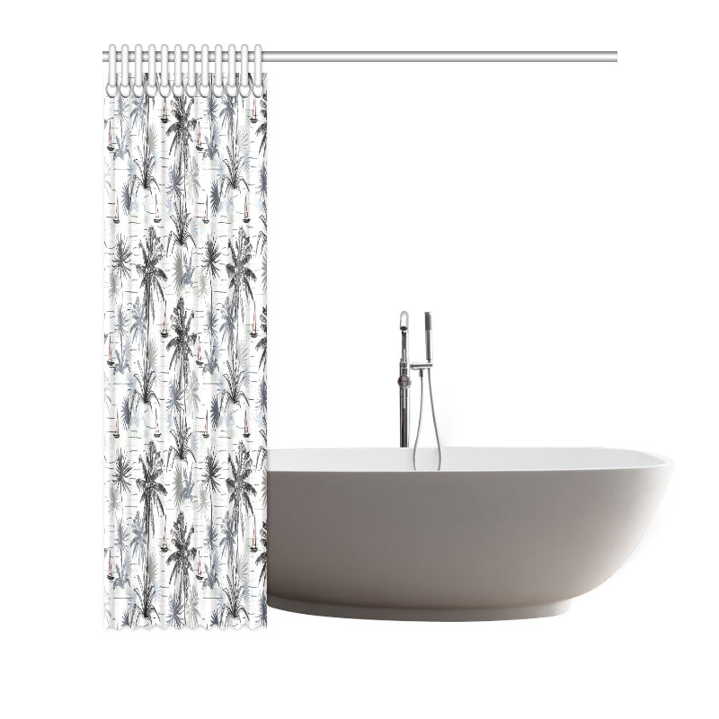 Pacific island Pattern Print Design A04 Shower Curtain