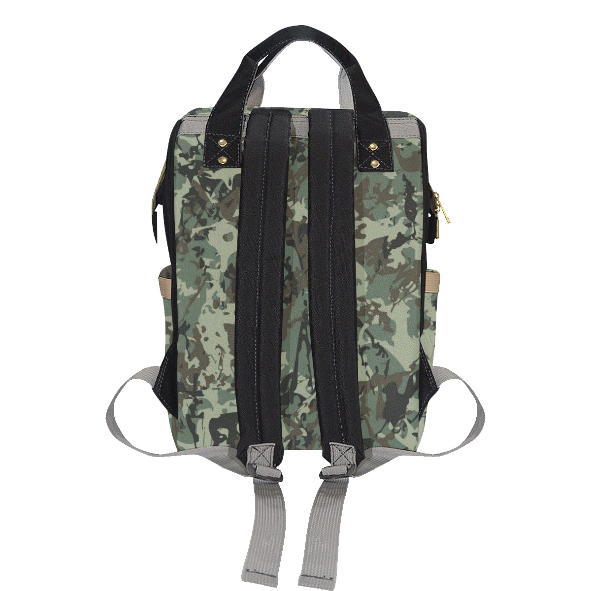 Camouflage Pattern Print Design 06 Diaper Bag Backpack