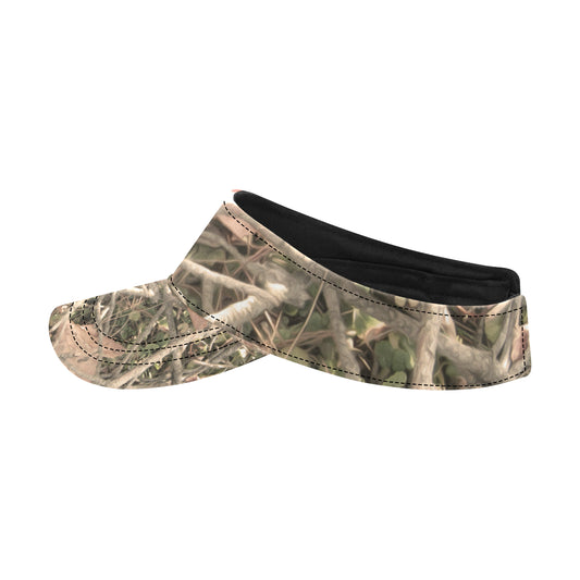 Camouflage Realistic Tree Authumn Print Unisex Sun Visor