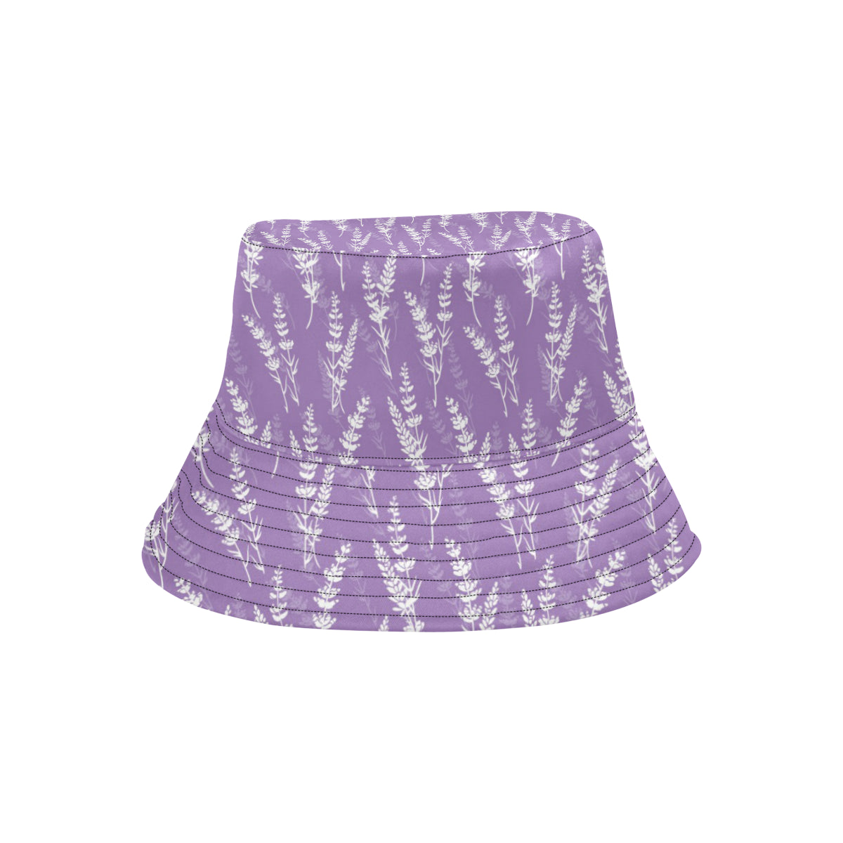 Lavender Pattern Print Design LV08 Unisex Bucket Hat