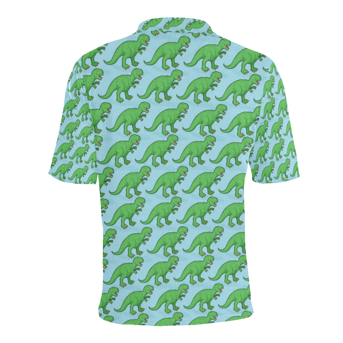 T Rex Pattern Print Design A01 Men Polo Shirt